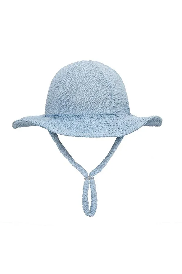 UV Protected Baby & Kids Textured Hat with Visor