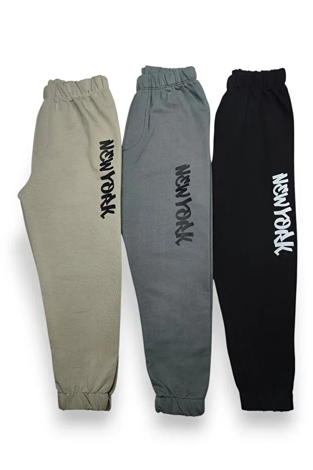 Children's Sweatpants Printed 3-Piece Set