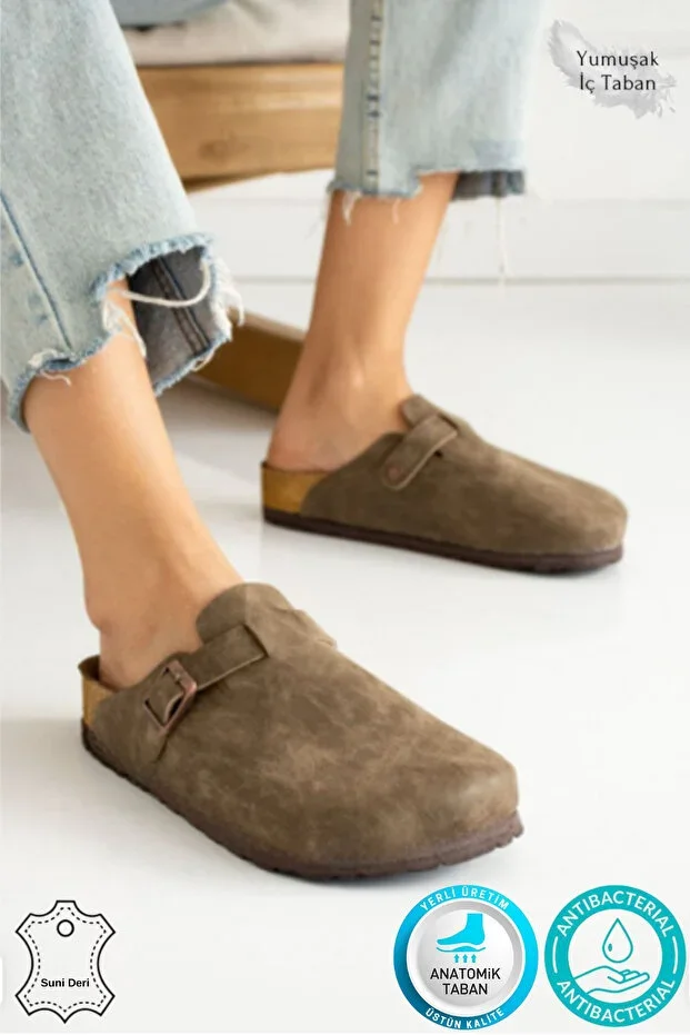 Imported Unisex Winter Closed-Front Orthopedic Casual Clog House Slippers Tab