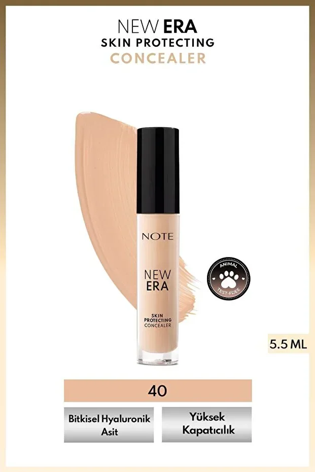 New Era Skin Protecting Concealer Moisturizing Finish Under-Eye Concealer - 40 Soft Ivory