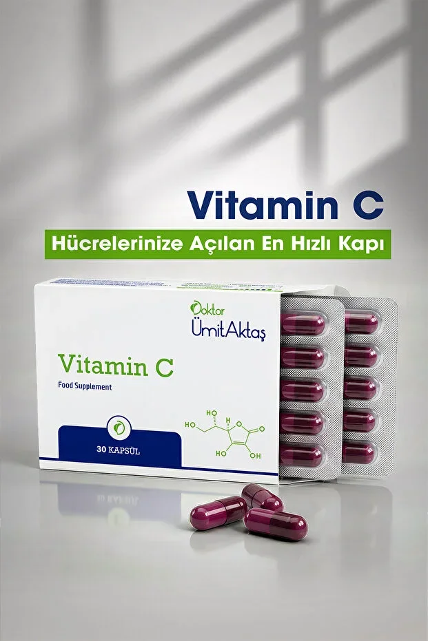 Vitamin C - 30 Vegetable Capsules