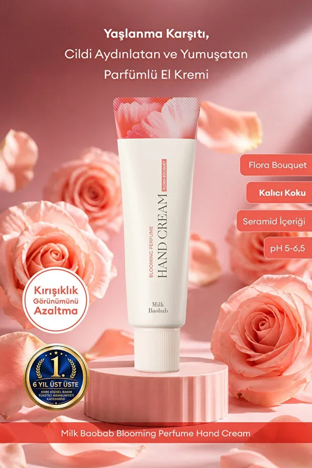 Anti-Aging Softener Perfumed Hand Cream Blooming Perfume Hand Cream (Flora Bouquet)