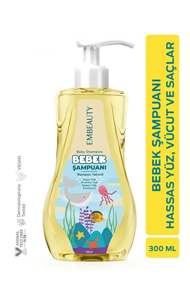 Avocado Oil Baby and Child Shampoo Non-Irritating Special Formula 300 ml