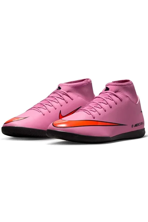 Mercurial Superfly 10 Club IC FQ8315 Professional Sock-Fit Men's Indoor Football Shoes PINK