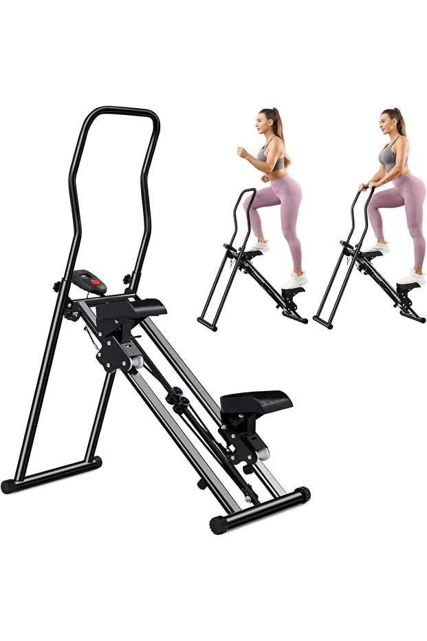 ROBO Foldable Vertical Climbing Exercise Machine New Version Black