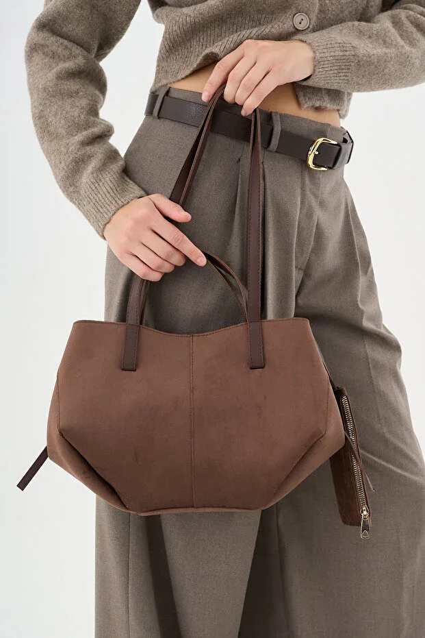 Women's Cyme Mini Pinterest Bag Brown Suede
