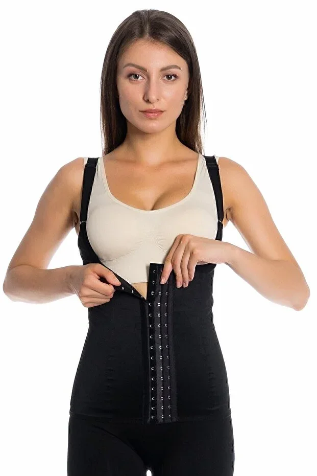 Steel Boned Latex Waist Support Slimming Firming Postpartum Latex Corset