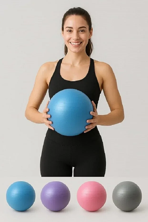 Pilates Ball Exercise Ball 25 cm Small Size Pilates Balance Ball