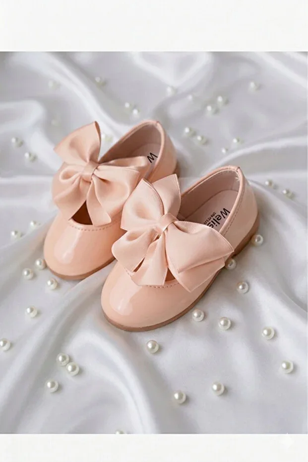 STELLA BUTİK Girls' Bow Ballet Flats - True to Size
