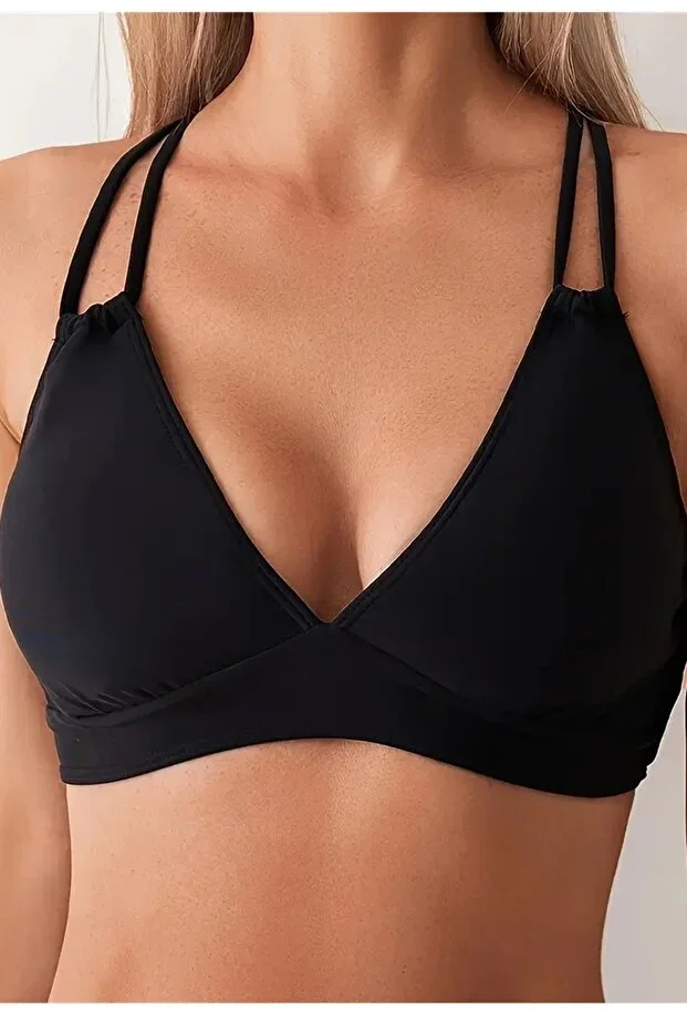 Bikini Top with Two Adjustable Straps (Removable Cups)