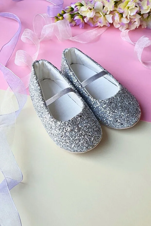 Glitter Baby Girl Ballet Flats