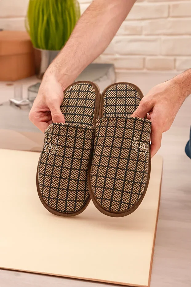 Men's House Slippers - Guest Slippers - Dowry Bundle Slippers - Groom Slippers - Balcony Slippers