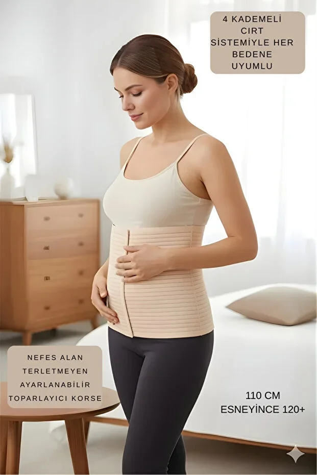 Postpartum Recovery Corset C-Section Surgery Post-Operative Adjustable Hernia String Waist Corset