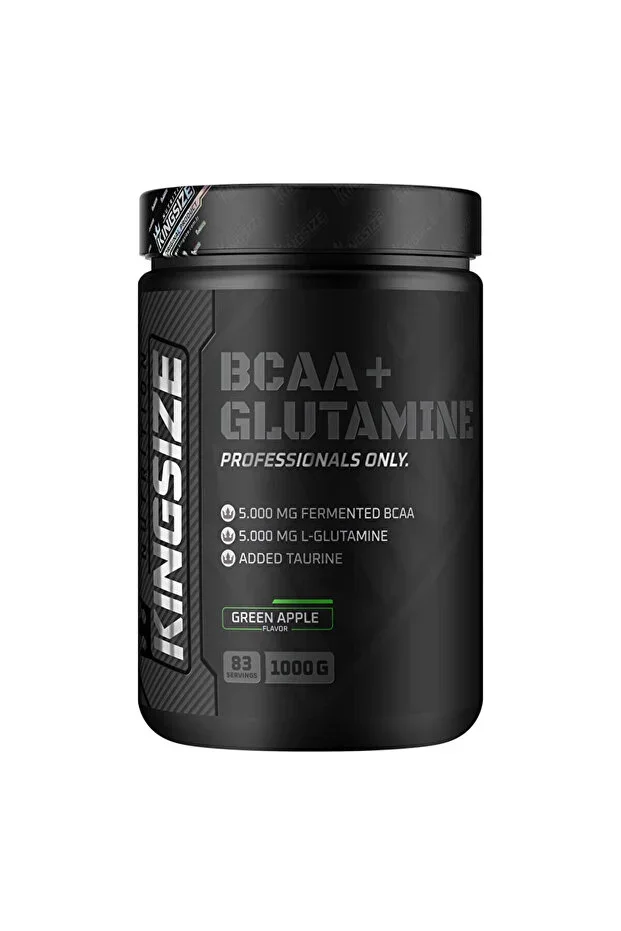 Bcaa Glutamine Powder 1000 gr - Green Apple