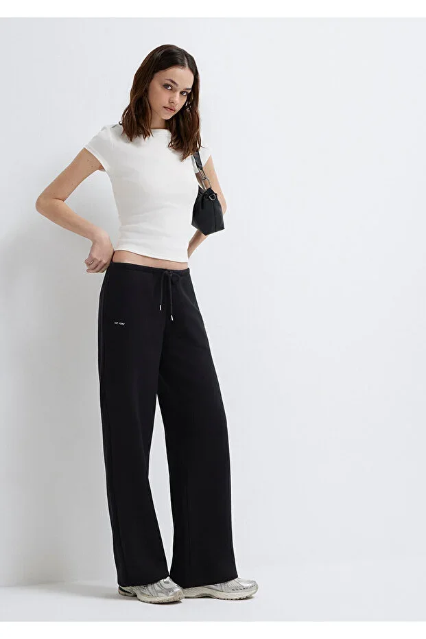 Logo Printed Charcoal Sweatpants 1011124-70087