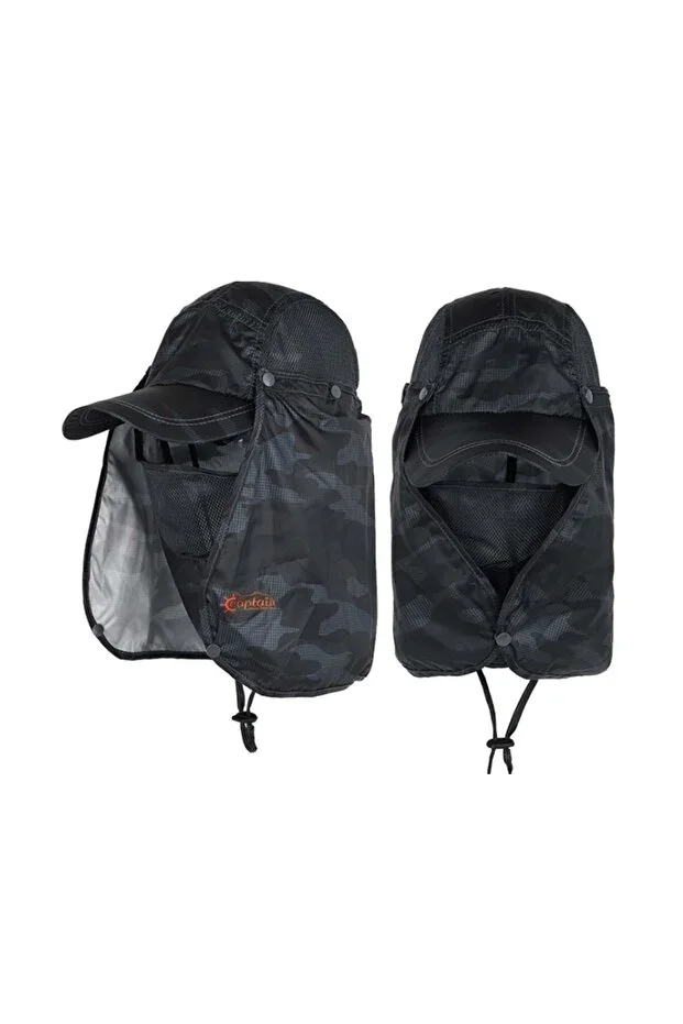 Fisherman Style Cap XY-00 Hat with Sun and Insect Protection Visor