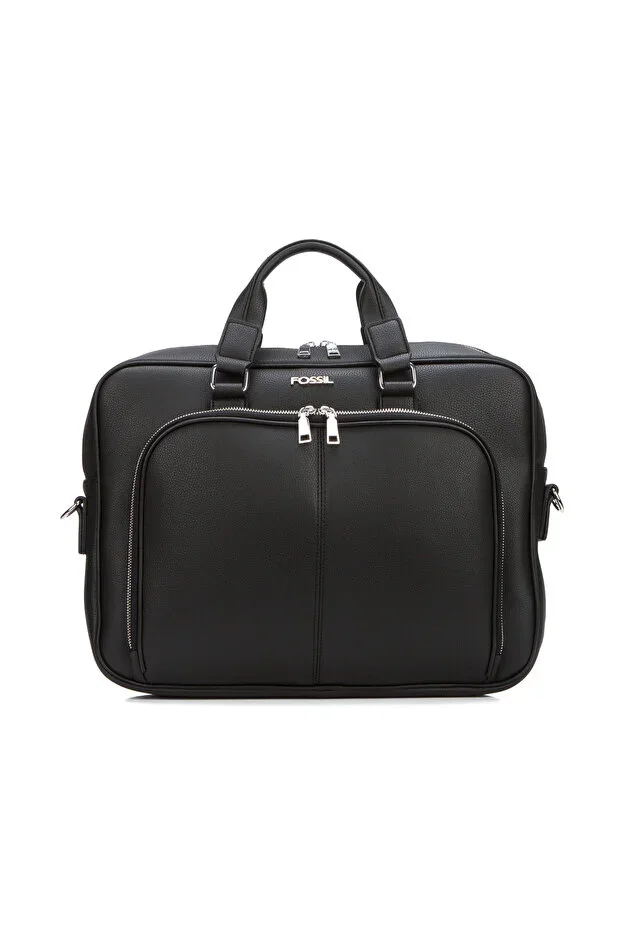 2024 Unisex Briefcase Laptop Bag Shoulder Strap BLACK