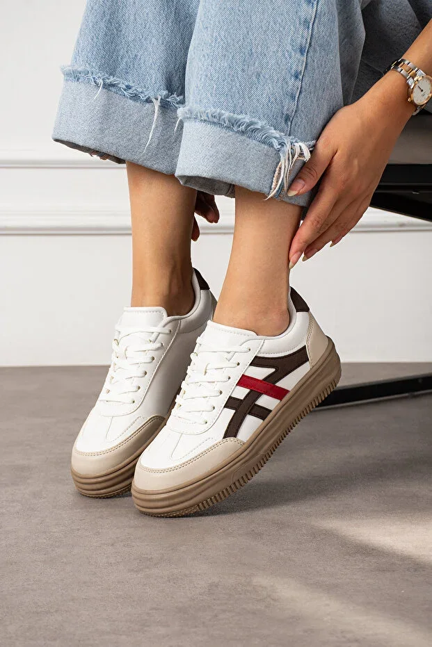Krep Ayollar Kundalik Chic Sneaker Sport Poyabzal