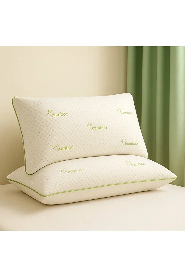 Anti-allergenic Bamboo Pillow - 900 GR 2 Pieces