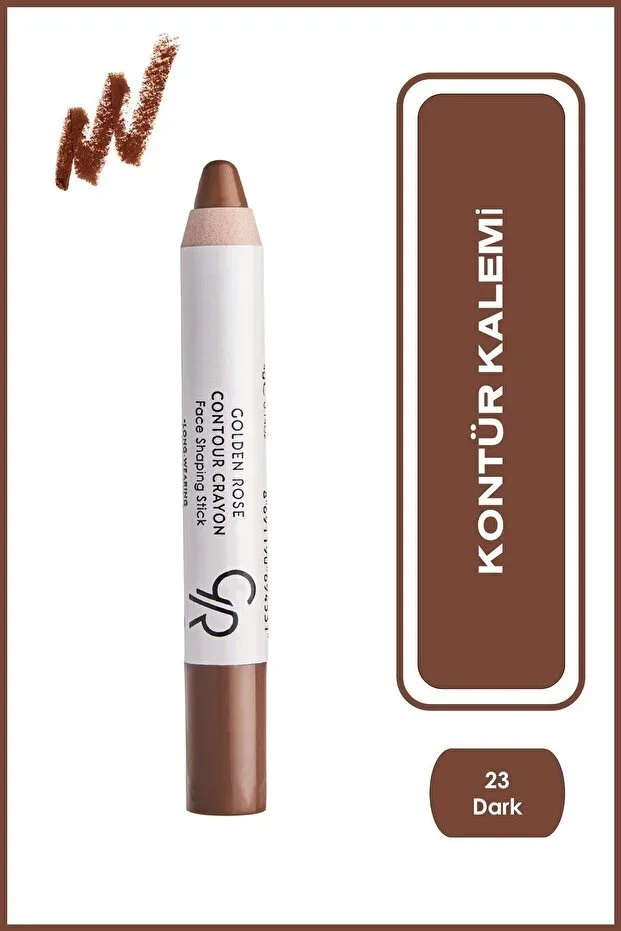 Contour Crayon No: 23 Dark Brown - Natural Shading Contour Pencil