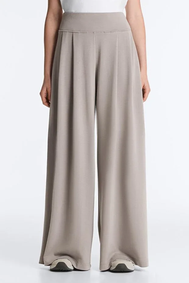 Oysho Modal Wide Leg Trousers with Soft Touch Corset