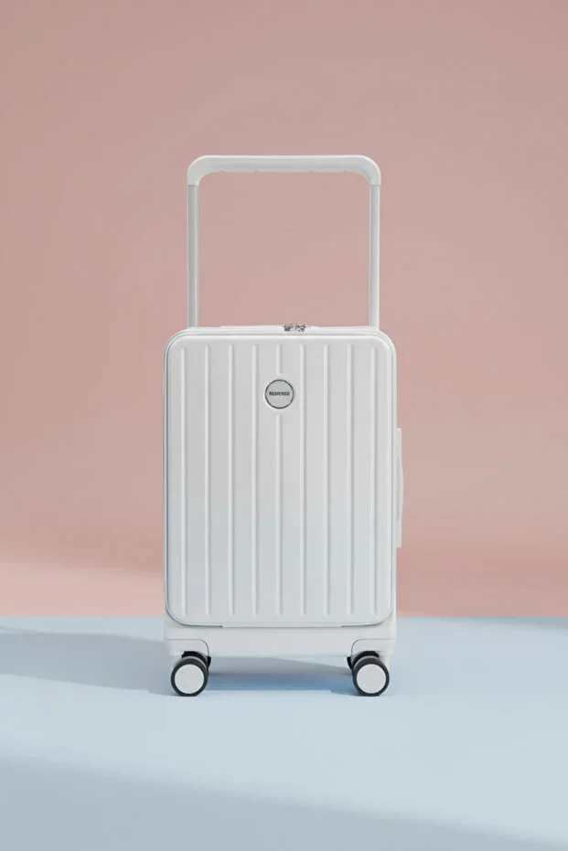 Monnat Mn-710 Lumina Series Cream / White Premium Notebook Compartment Suitcase