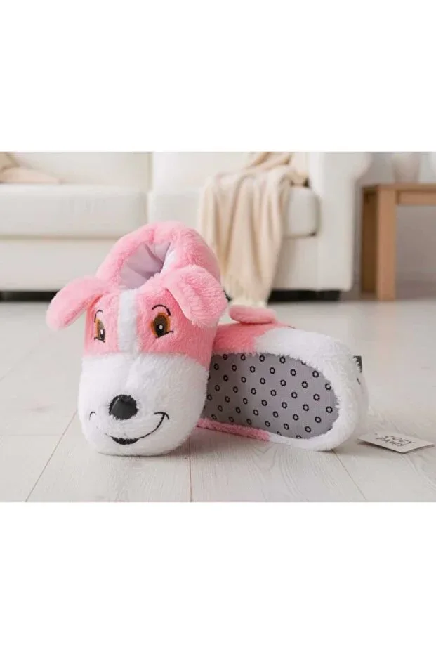 Unisex Soft Sole Cute Dog Slippers for Adults and Children, Boys and Girls
