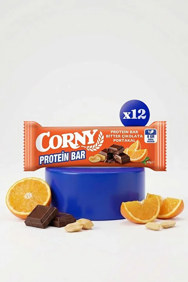 Protein Bar Dark Chocolate Orange 45gr x 12 Pieces