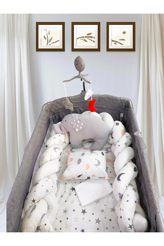 KNITTED PARK BASSINET SLEEP SET