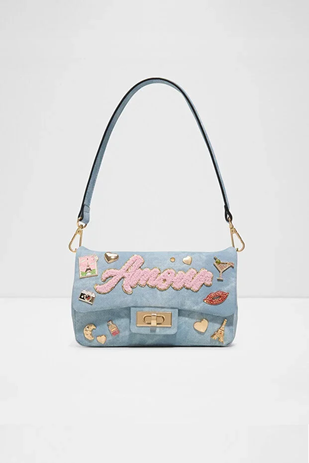 BELLAAMOUR - Women's Blue Shoulder and Handbag