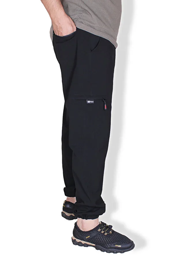 Jogger Pants Lycra Comfortable Fit Drawstring Elastic Waist