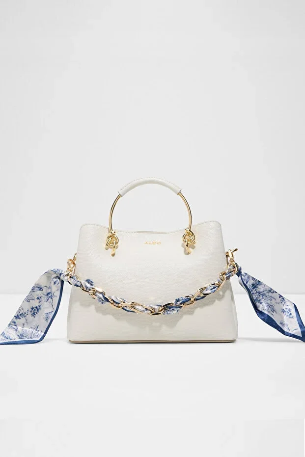 CALANTHE - Women's White Hand and Shoulder Bag