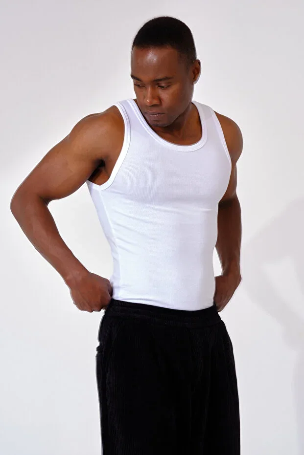 Men's Halter Neck Slimfit Sporty Lycra Undershirt