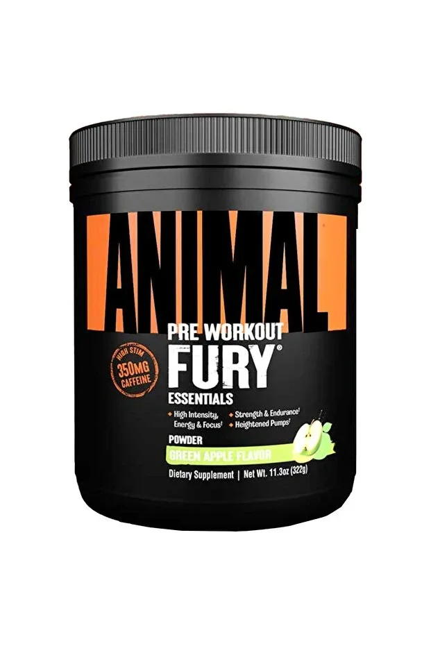 Universal FURY pre workout Green Flavor