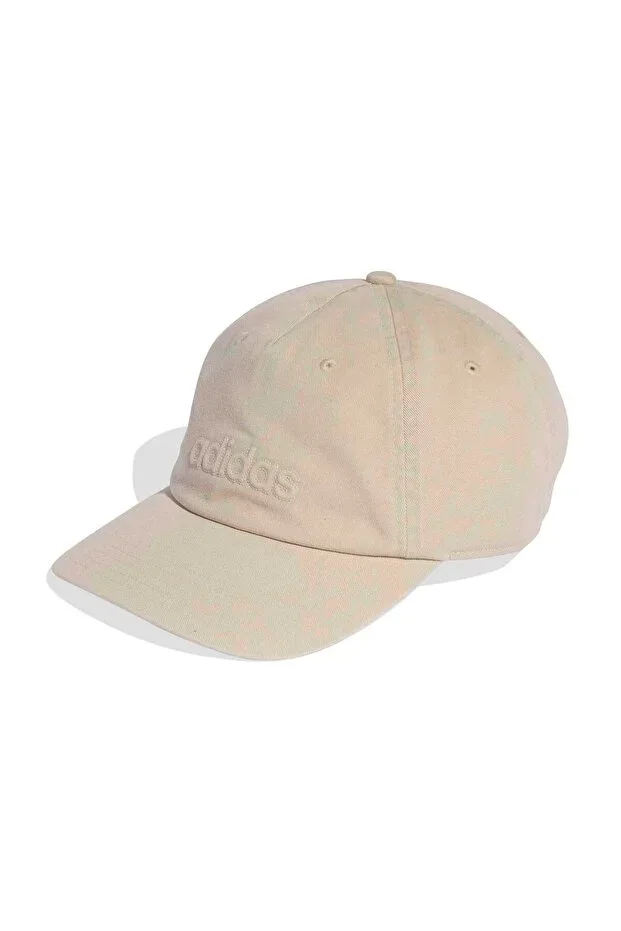 Unisex Beige Washed Dad Cap Hat Ke8264