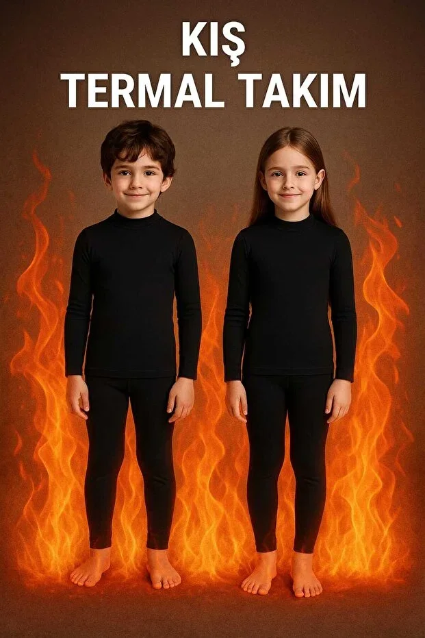 Children's Thermal Set Tights Girl and Boy Thermal Set Tights