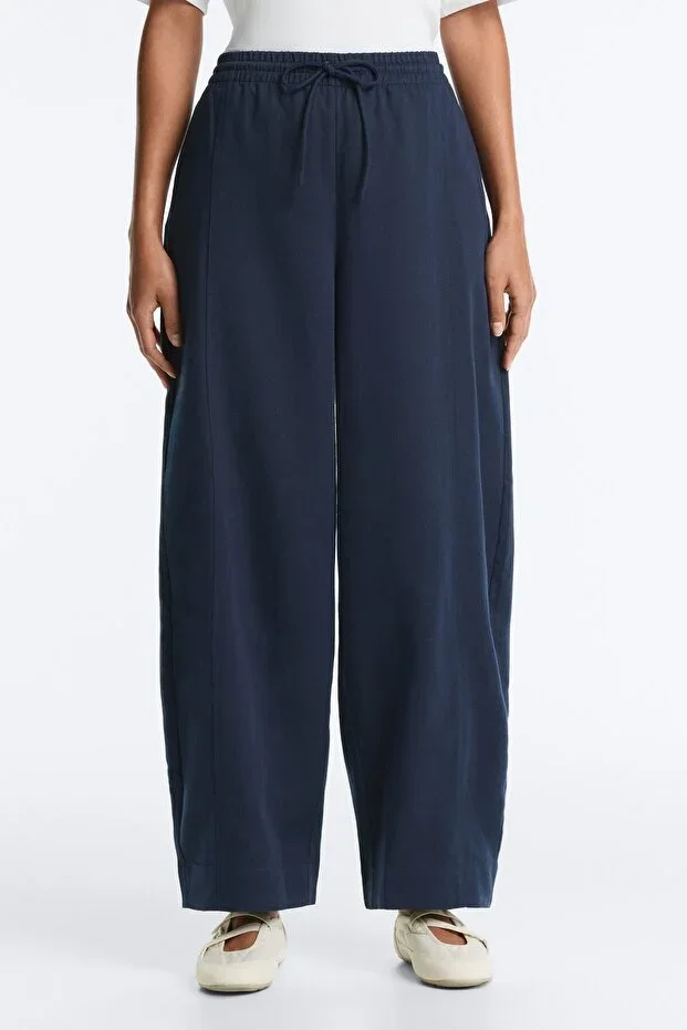 Oysho Cotton blend balloon trousers