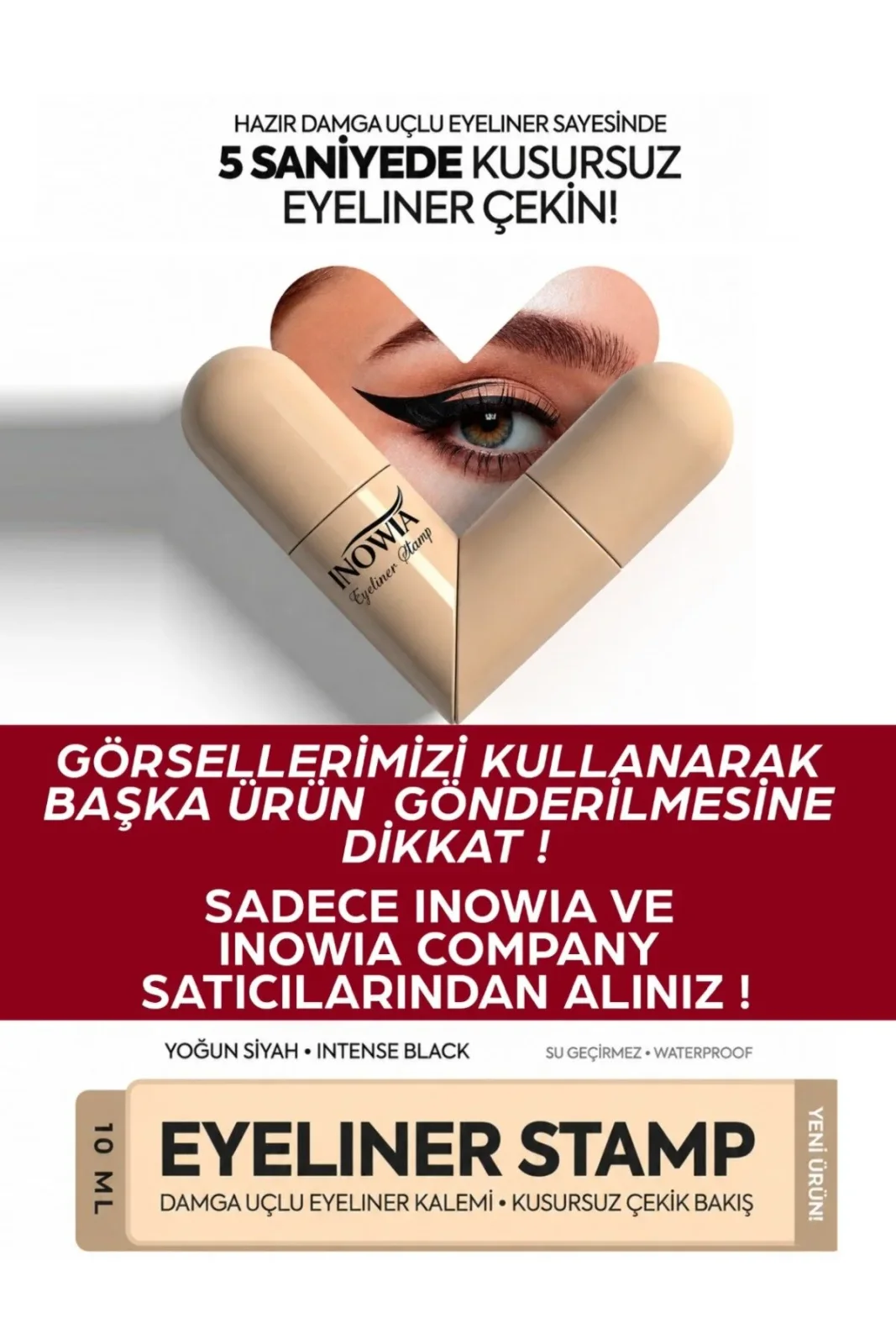İnowia YUZA-Eyeliner Stamp-Double-Sided Water-Resistant
