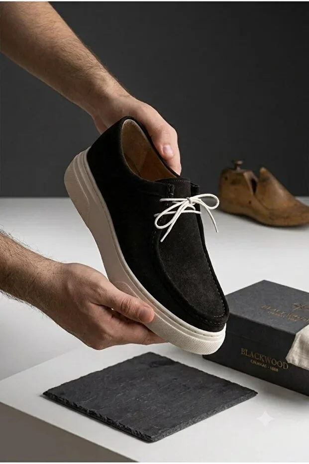 Men's Foggy Day Orthopedic Stitched Lightweight Sole Classic Shoes