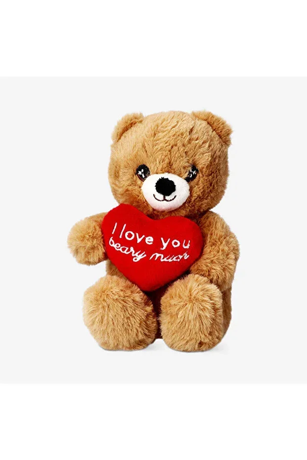 Heart Holding Plush Bear 15 cm