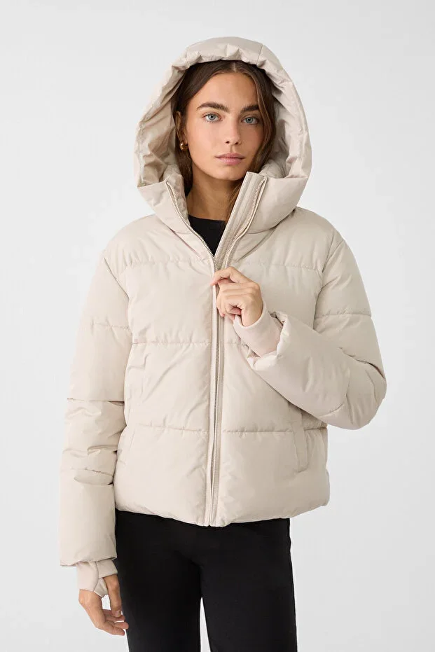 Padded jacket with hood