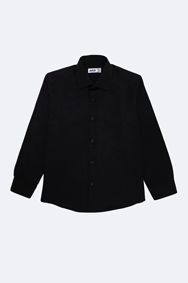 Boys Classic Black Shirt