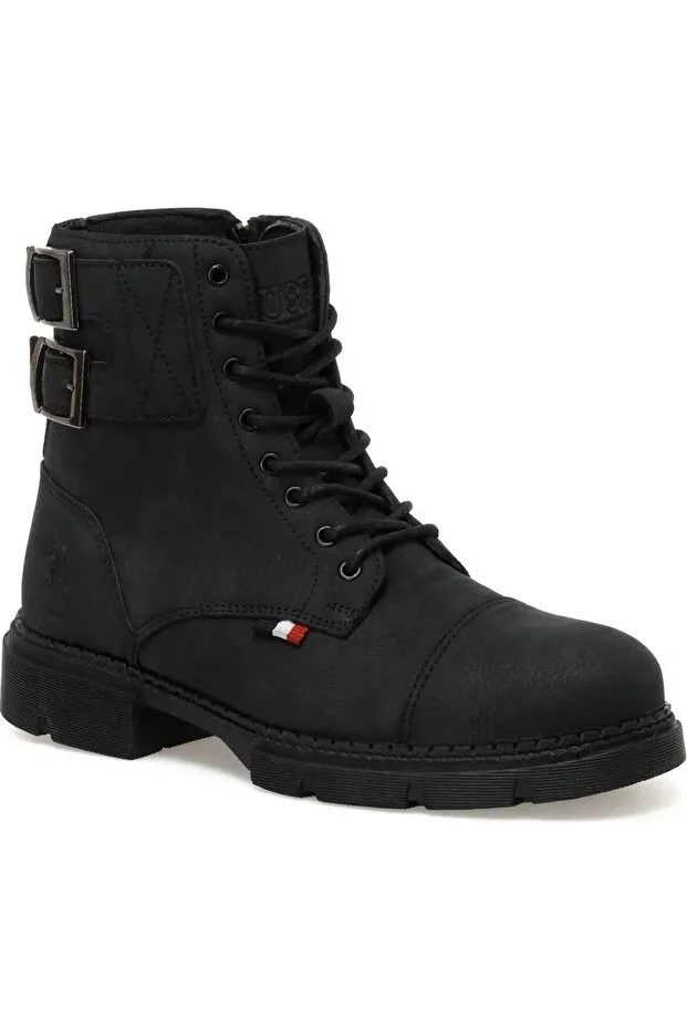 U.S. Polo Assn. PETROS 2PR BLACK COMFORT CASUAL MEN'S BOOTS