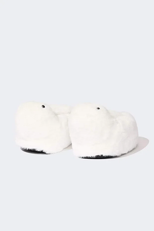 Rabbit Themed Flat Sole Slippers Girls A9709A824WN