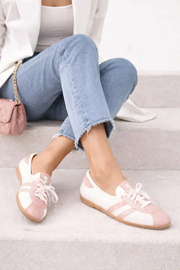 Daily Ballet Flats | Lace-up Sports Daily Ballet Flats Shoes | Home Office Outdoor Women's Ballet Flats
