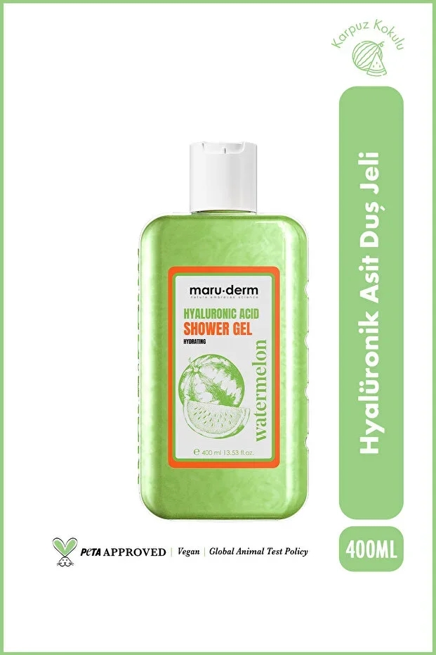 Hyaluronic Acid Shower Gel 400 ML – Moisturizing Formula | Anti-Dryness Daily Body Cleanser