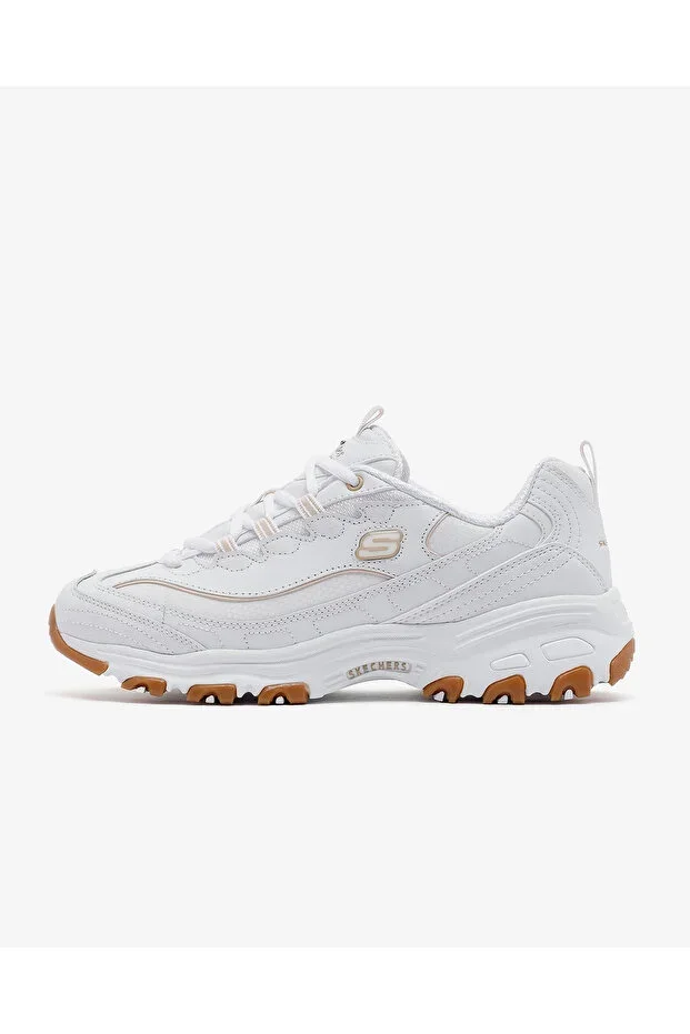 SKECHERS D'lites - GOOD NEUTRAL Women's White Sneakers 149807 WHT