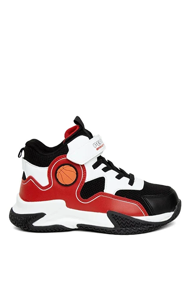 FY24-1656 Boys' Sports Shoes Black White