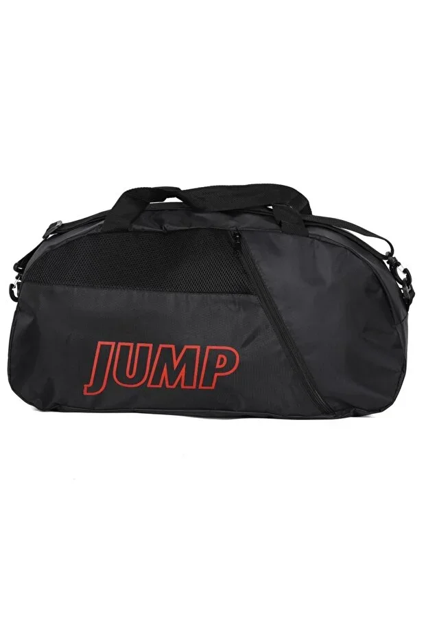 Unisex Black Sports Bag