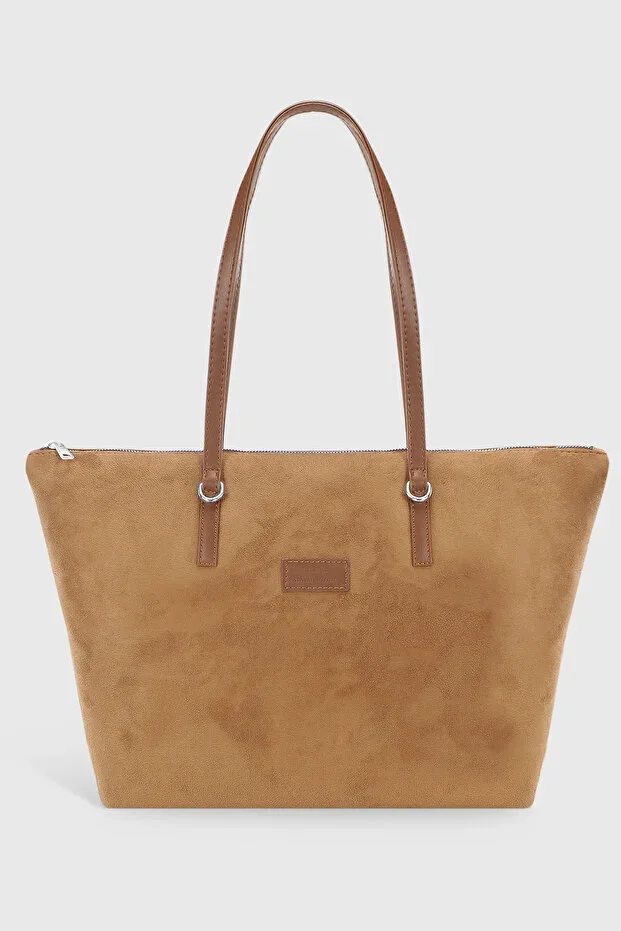 Suede Tabby Shopper Bag 217